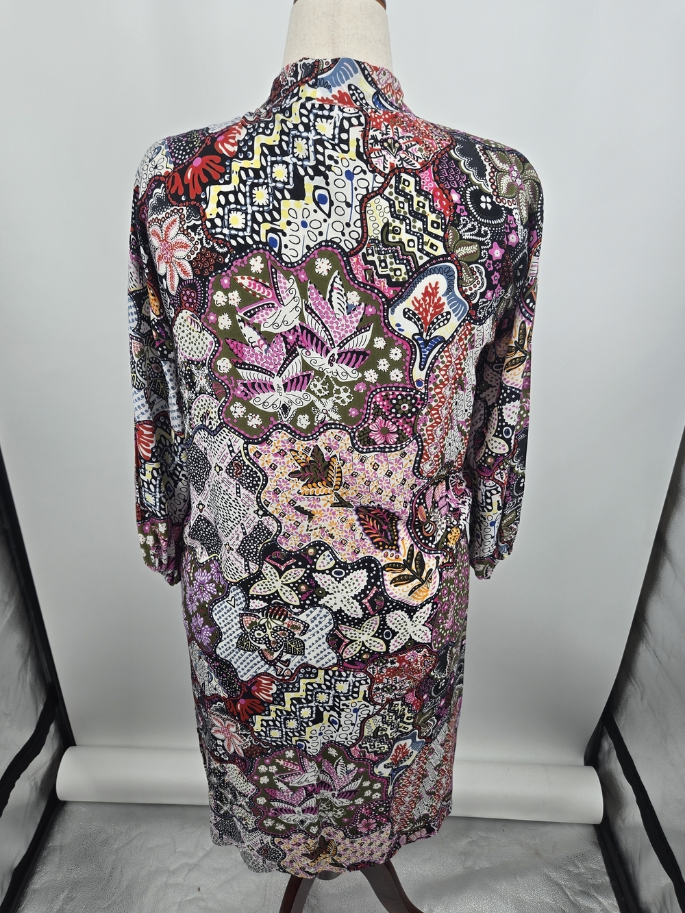 LOFT Multicolor Printed Open Front Kimono XS/S (7282) - Picture 3 of 5